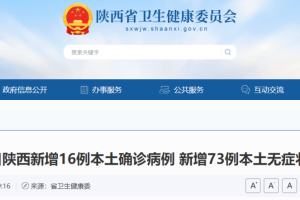31省新增本土确诊44例,31省新增确诊92例 本土73例