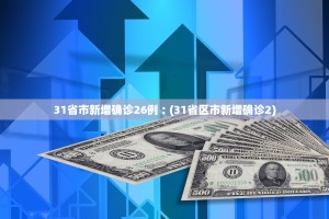31省市新增确诊26例︰(31省区市新增确诊2)