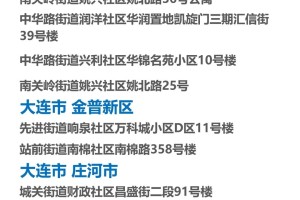 大连新增11个中风险地区.大连中风险地区升至16个
