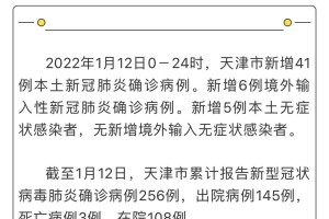 天津新增6例本土确诊︰(天津新增6例肺炎病例)