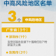 【高风险中风险地区名单/高风险中风险地区分布图】