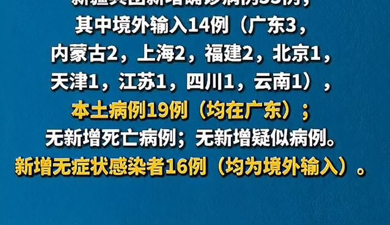 31省新增本土5例,31省新增本土确诊5例-第2张图片