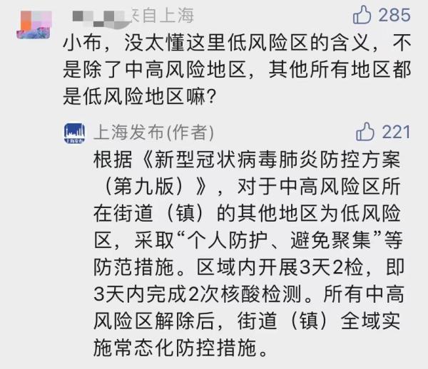 “上海2地调整为高风险区” 上海高风险了吗？-第1张图片