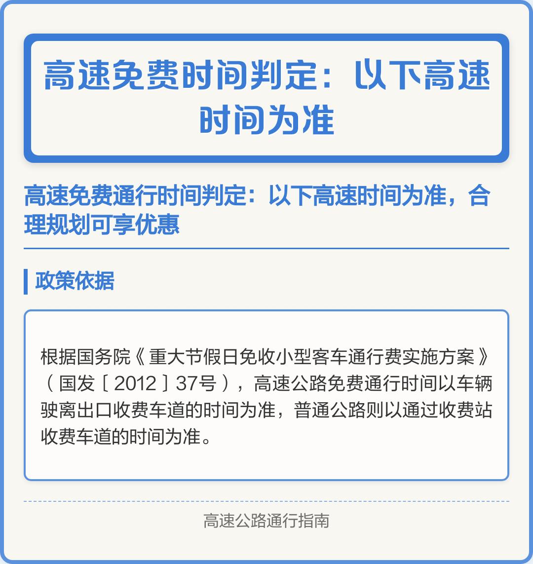 五一高速免费时间,五一高速免费时间是下高速为准吗-第2张图片