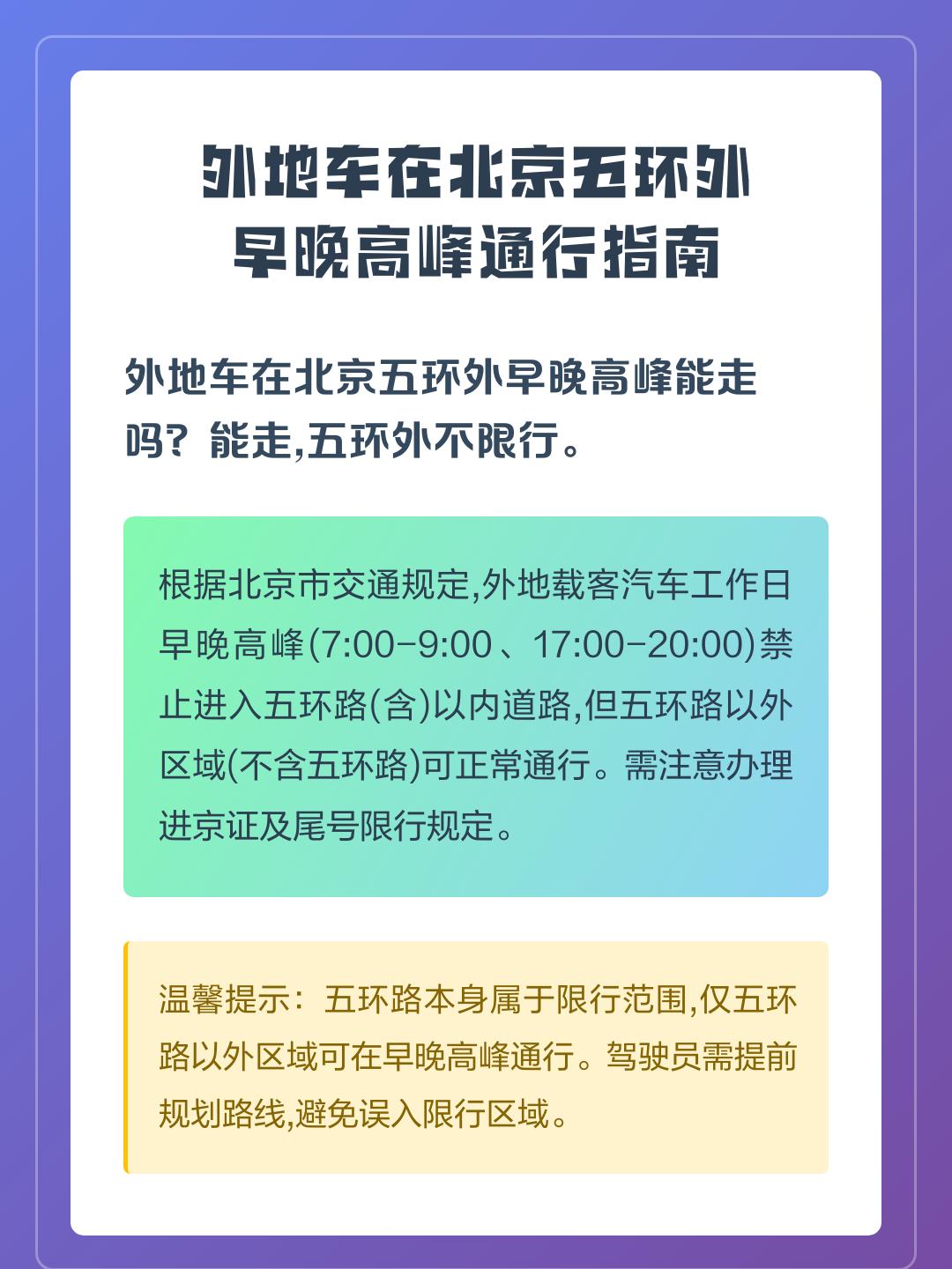 “北京限号查询今天” 北京限号查询今天限行早晚高峰？-第1张图片