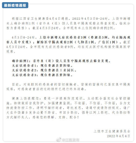 “江西新增本土无症状1例” 江西新增一例无症状？-第2张图片