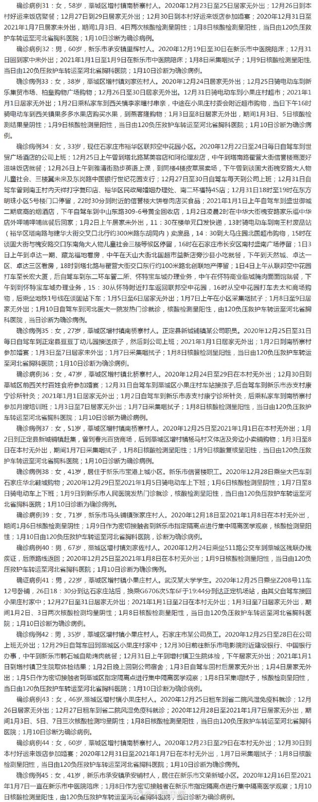 河北新增本土无症状19例,河北新增82例本地确诊病例49例本地无症状感染者-第1张图片