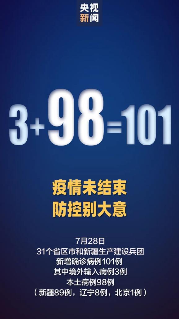 31省区市新增101例︰(31省新增109例)-第1张图片