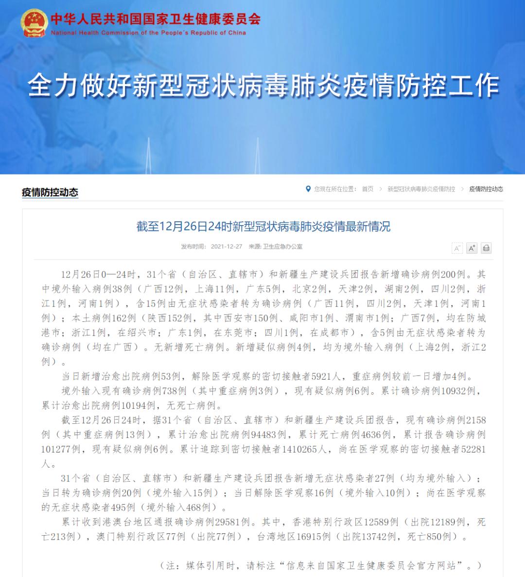 【陕西疫情今日最新情况/陕西疫情最新今天的消息】-第1张图片